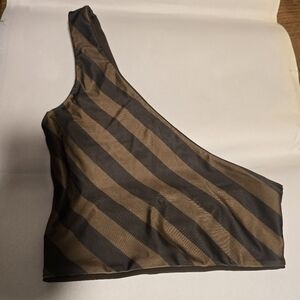 Baiia One Shoulder Swim Top